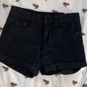 Medium Black Short Shorts